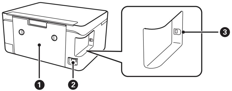 EPSON ECOTANK ET-2856 - Nom et fonction des pièces - 4