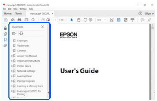 EPSON ECOTANK ET-2856 - Saut direct aux pages grâce aux signets - 1