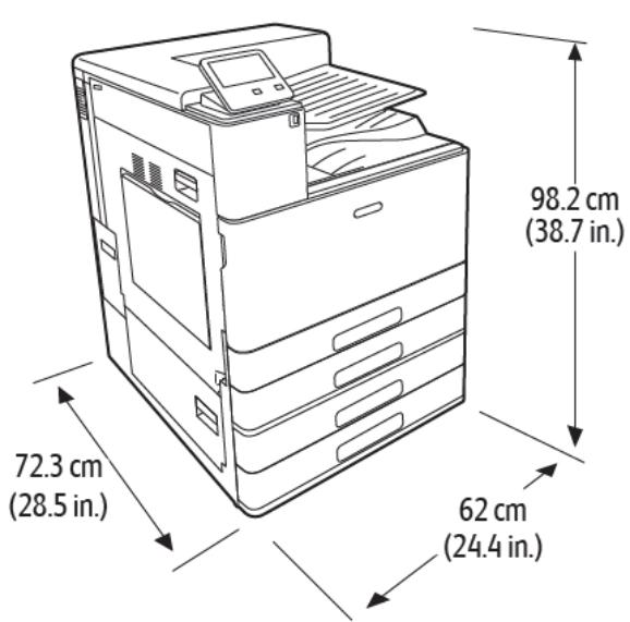 XEROX C8000V - Modèle de base avec module à 2 magasins ou module tandem - 1