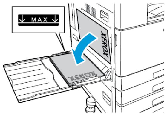 XEROX C8000V - Chargement du papier dans le département manuel - 7
