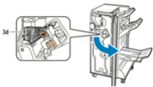 XEROX C8000V - Résolution des incidents papier dans la zone 3d du module de finition BR - 1