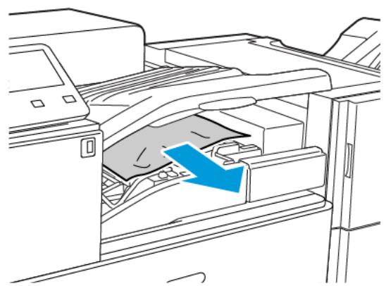 XEROX C8000V - Résolution des incidents papier dans la zone de transport du module de finition - 2