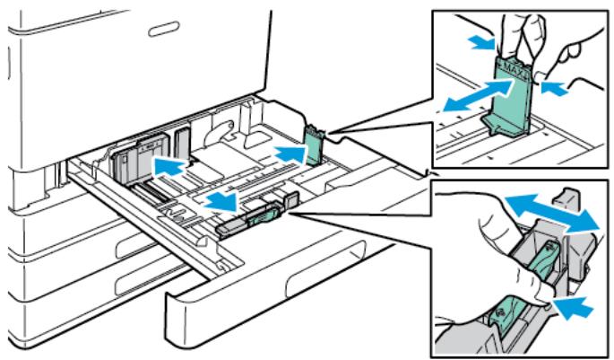 XEROX C8000V - Chargement d'étiquettes dans les magasins 1-4 - 3