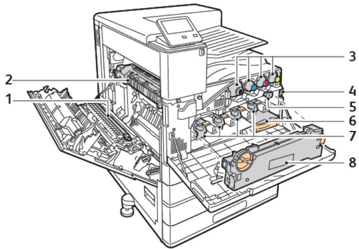 XEROX C8000V - Composants internes - 1