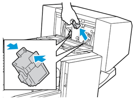 XEROX C8000V - Résolution des incidents d'agrafage de cahiers dans le module de finition Office - 4