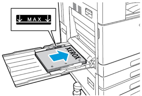 XEROX C8000V - Chargement du papier dans le département manuel - 11