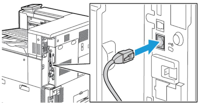 XEROX C8000V - Retrait de l'adaptateur réseau sans fil - 6