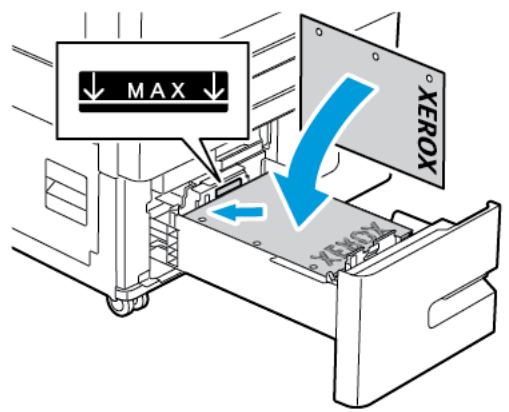 XEROX C8000V - Chargement du papier dans les magasins 3 et 4 du module tandem - 5
