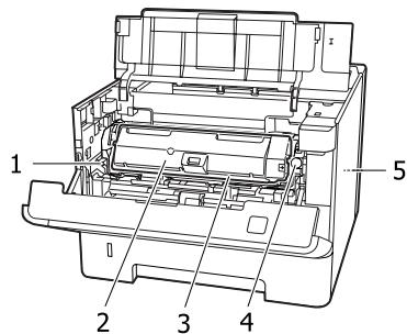 EPSON AL-M320DN - Intérieur de l'imprimante - 1