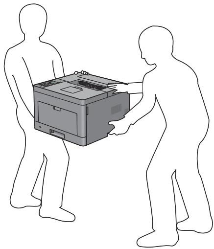 DELL S2810DN - Déplacement de l'imprimante - 7