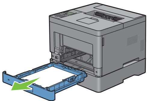 DELL S2810DN - Supprimer des bourages papier dans le chargeur 550 feuilles - 4