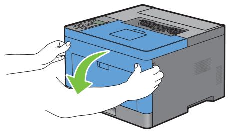 DELL S2810DN - Retrait de la cartouche de toner - 1