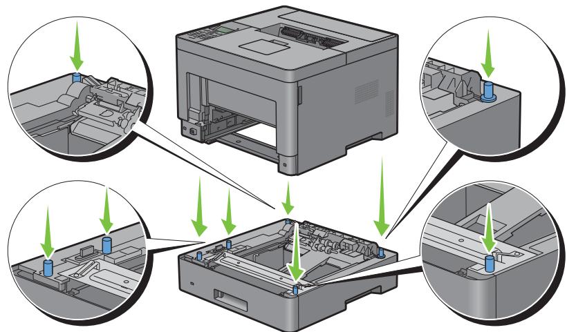DELL S2810DN - Installation du chargeur 550 feuilles en option - 5