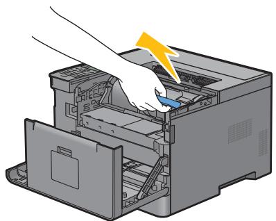 DELL S2810DN - Retrait de la cartouche de toner - 3