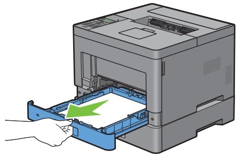 DELL S2810DN - Supprimer des bourages papier dans le chargeur 550 feuilles - 3