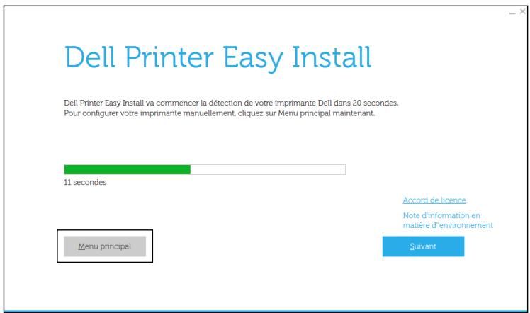 DELL S2810DN - Configuration de l'adaptateur sans fil à l'aide de la dell printer easy install - 1