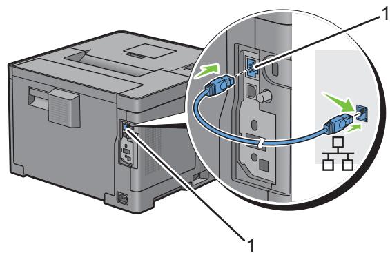 DELL S2810DN - Connexion à un réseau au moyen du câble ethernet - 1