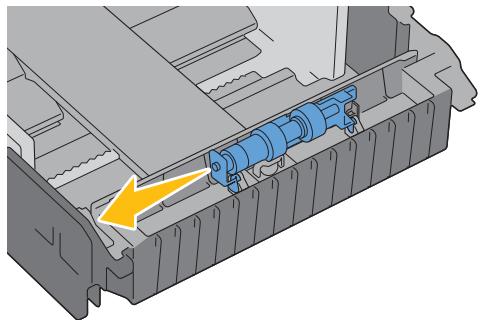DELL S2810DN - Dépose du rouleau de ralentissement du bac 1 - 5