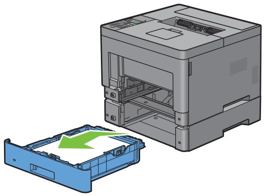 DELL S2810DN - Supprimer des bourages papier dans le chargeur 550 feuilles - 6