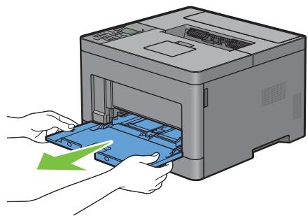 DELL S2810DN - Suppression des bourages papier dans le bac 1 - 2