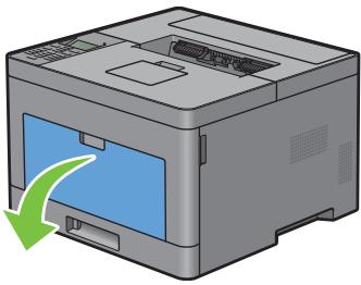 DELL S2810DN - Chargement de petits supports d'impression dans le MPF - 1