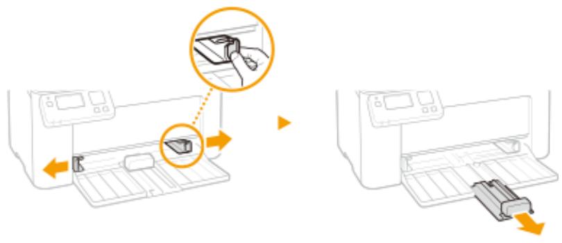CANON LBP113W - Écartez les guides papier. - 1