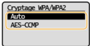 CANON LBP113W - Sélectionnez une méthode de cryptage. - 1
