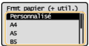 CANON LBP113W - Spécification du format et du type de papier dans la cassette - 1