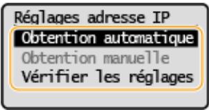 CANON LBP113W - Réglage d'adresse IPv4 - 1