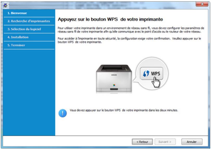 SAMSUNG SL-M2078W S - Configuration du réseau sans fil - 3