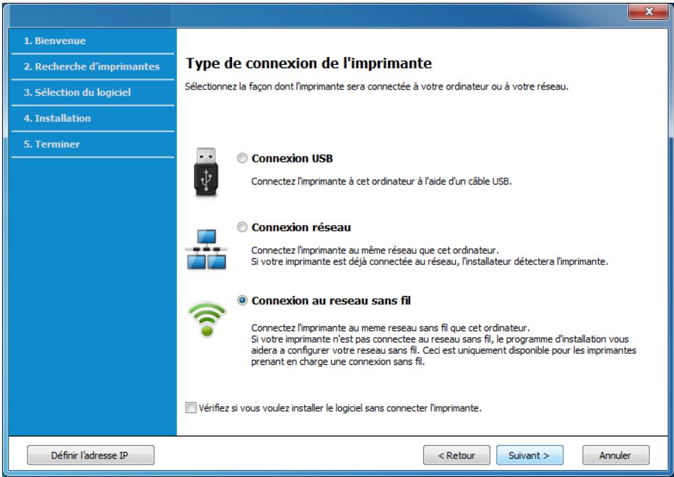 SAMSUNG SL-M2078W S - Création d'un réseau en infrastructure - 2