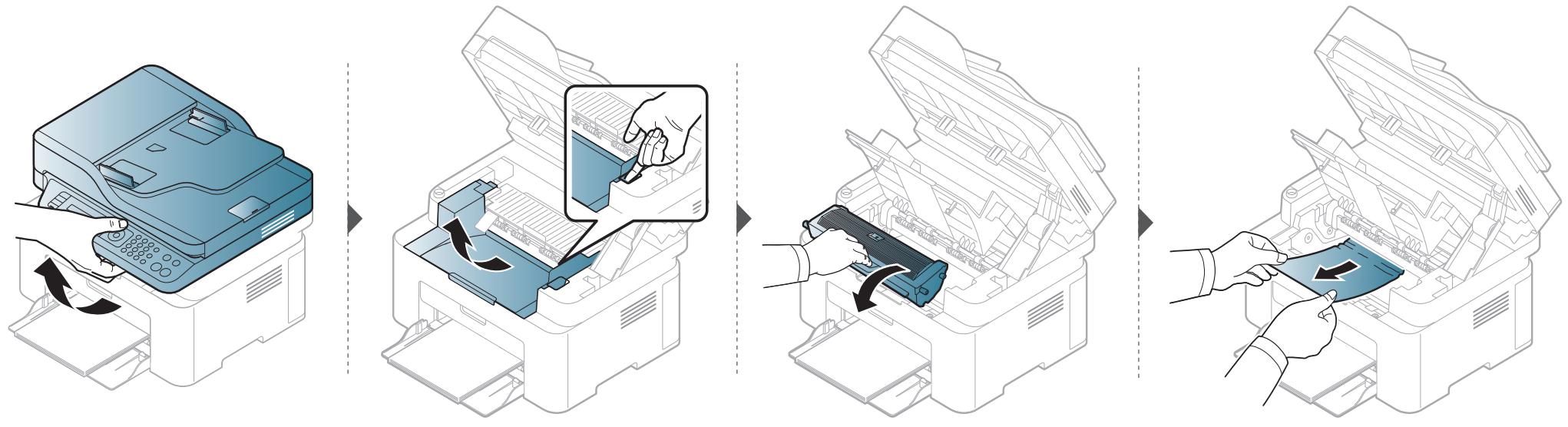 SAMSUNG SL-M2078W S - Résolution des bourrages papier - 1