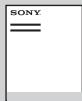 SONY BRAVIA XR-55A80J  -  BRAVIA XR-65A80J -  XR-77A80J - تنبيهات احتياطية لHMaaية الشاشة من التلف - 2