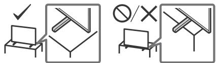 SONY BRAVIA XR-55A80J  -  BRAVIA XR-65A80J -  XR-77A80J - Montaj - 1
