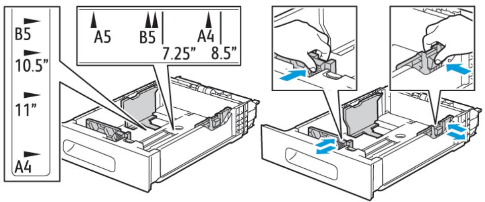XEROX C500V - Chargement de papier dans les magasins 1 à 5 - 2
