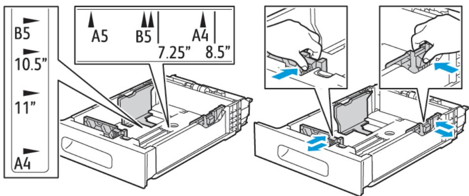 XEROX C500V - Chargement d'enveloppes dans le magasin 1 - 2