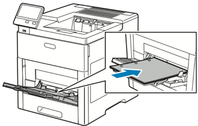 XEROX C500V - Placez le papier dans le magasin. - 3