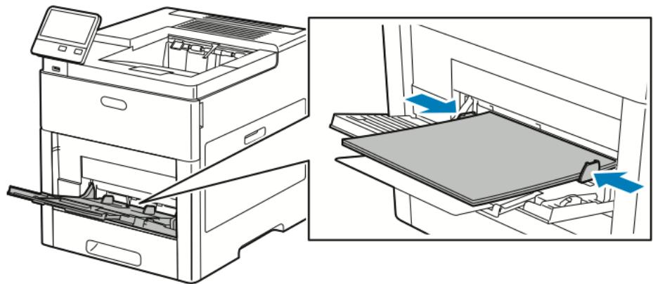 XEROX C500V - Placez le papier dans le magasin. - 6