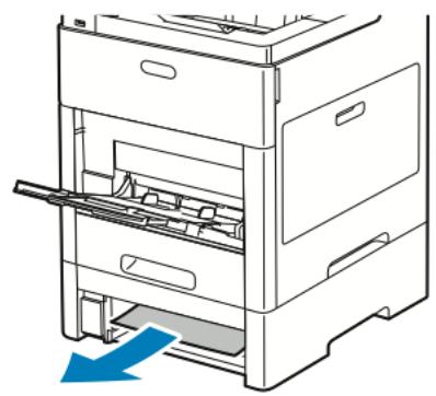 XEROX C500V - Élimination des bourages papier dans la zone des magasins 2-5 - 3