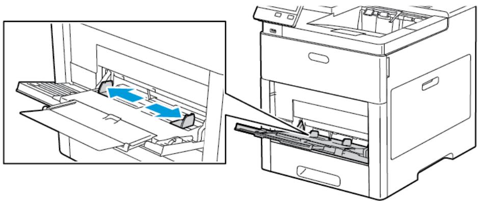 XEROX C500V - Chargement du papier dans le département manuel - 3