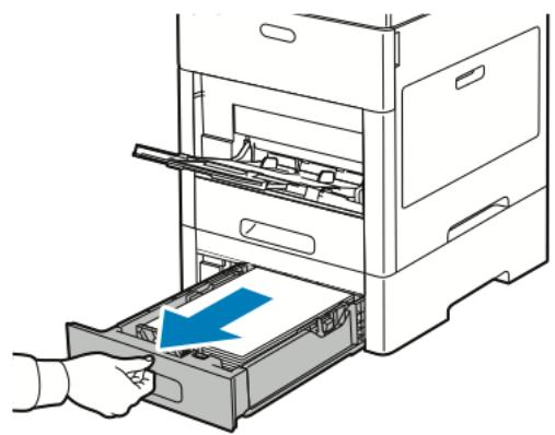 XEROX C500V - Élimination des bourages papier dans la zone des magasins 2-5 - 1