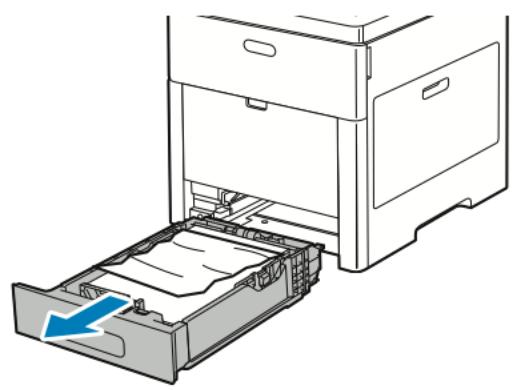XEROX C500V - Élimination des bourages papier dans la zone du bac 1 - 3
