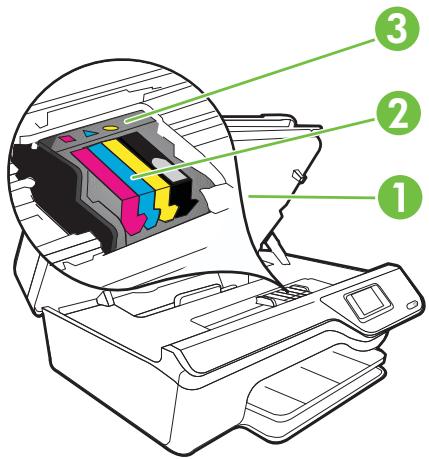 HP OFFICEJET 46232 - Zone d'approvisionnement pour l'impression - 1