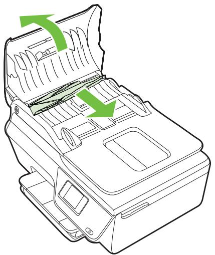 HP OFFICEJET 46232 - Pour éliminer un bourrage papier dans le bac d'alimentation automatique - 1
