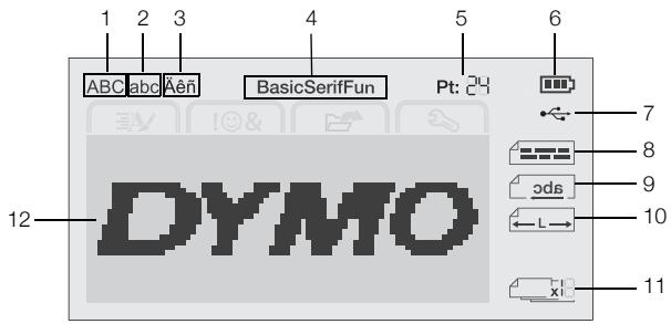DYMO 280A - Écran ACL - 1