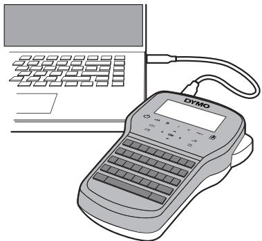 DYMO 280A - Connexion de l'étiqueteuse à votre ordinateur - 1