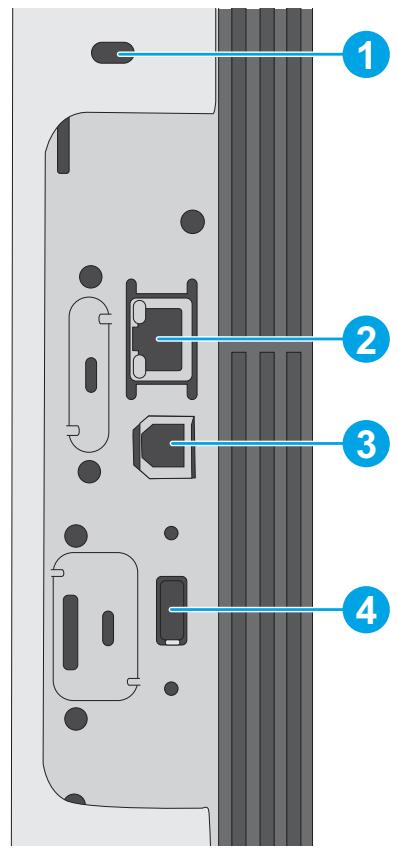 HP M507X - Ports d'interface - 1