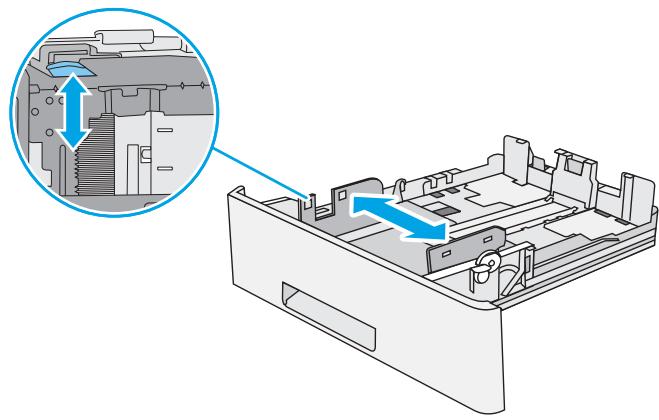 HP M507X - Chargement du papier dans le bac 2 et les bacs de 550 feuilles - 4