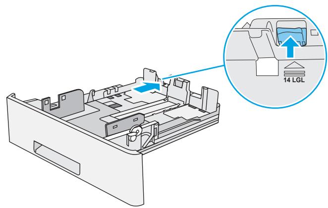 HP M507X - Chargement du papier dans le bac 2 et les bacs de 550 feuilles - 6