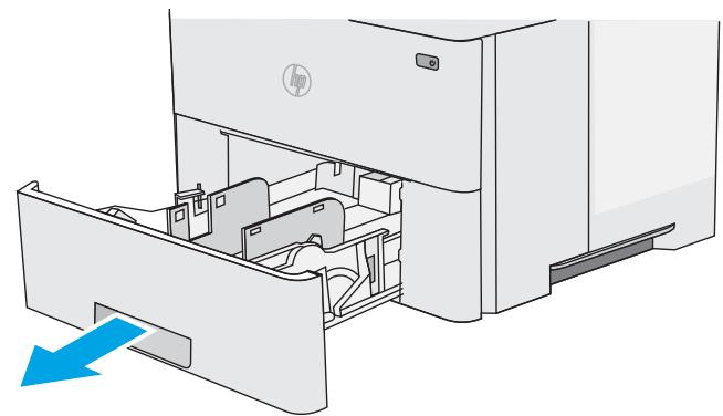 HP M507X - Chargement du papier dans le bac 2 et les bacs de 550 feuilles - 3